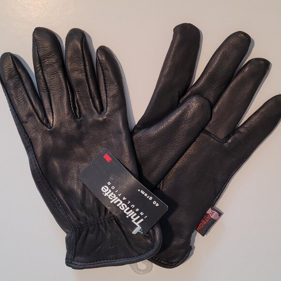 Watson Thinsulate Insulation Ladies Leather Gloves Size 8 - Picture 2 of 4